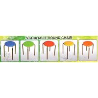 plastik baku bahan biji Stackable Furnitur Perabot Perabot Kursi Home Round Restoran Restoran