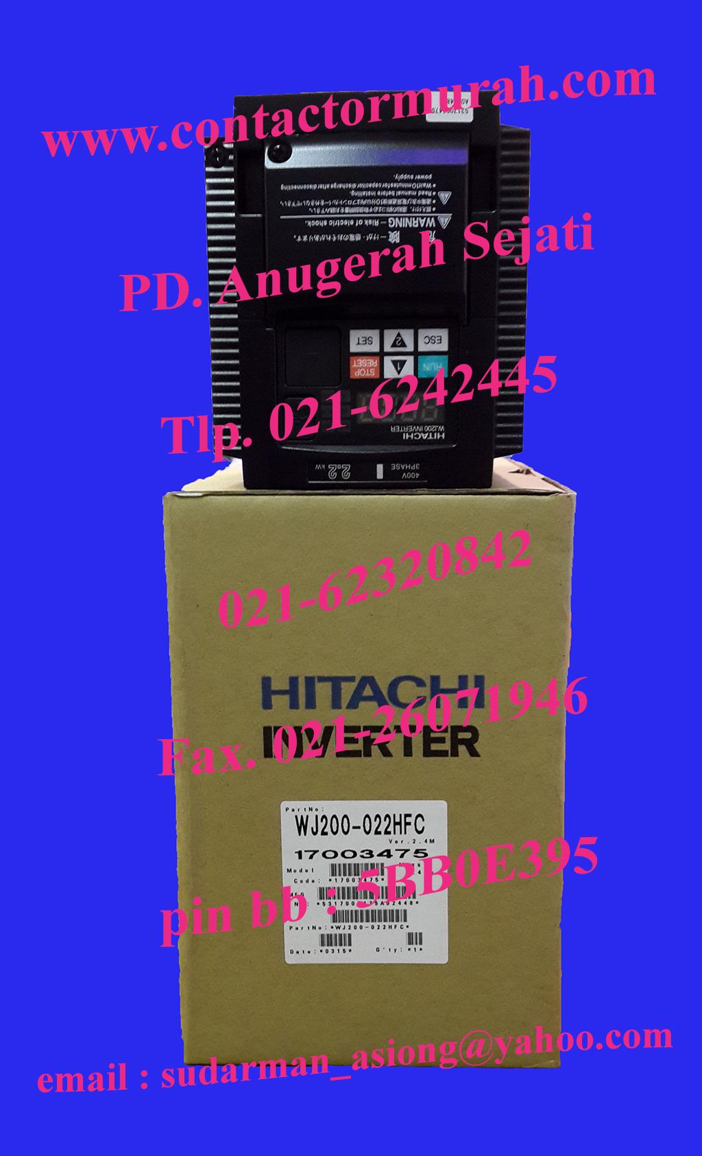Jual Hitachi WJ200-022HFC inverter Harga Murah Jakarta 