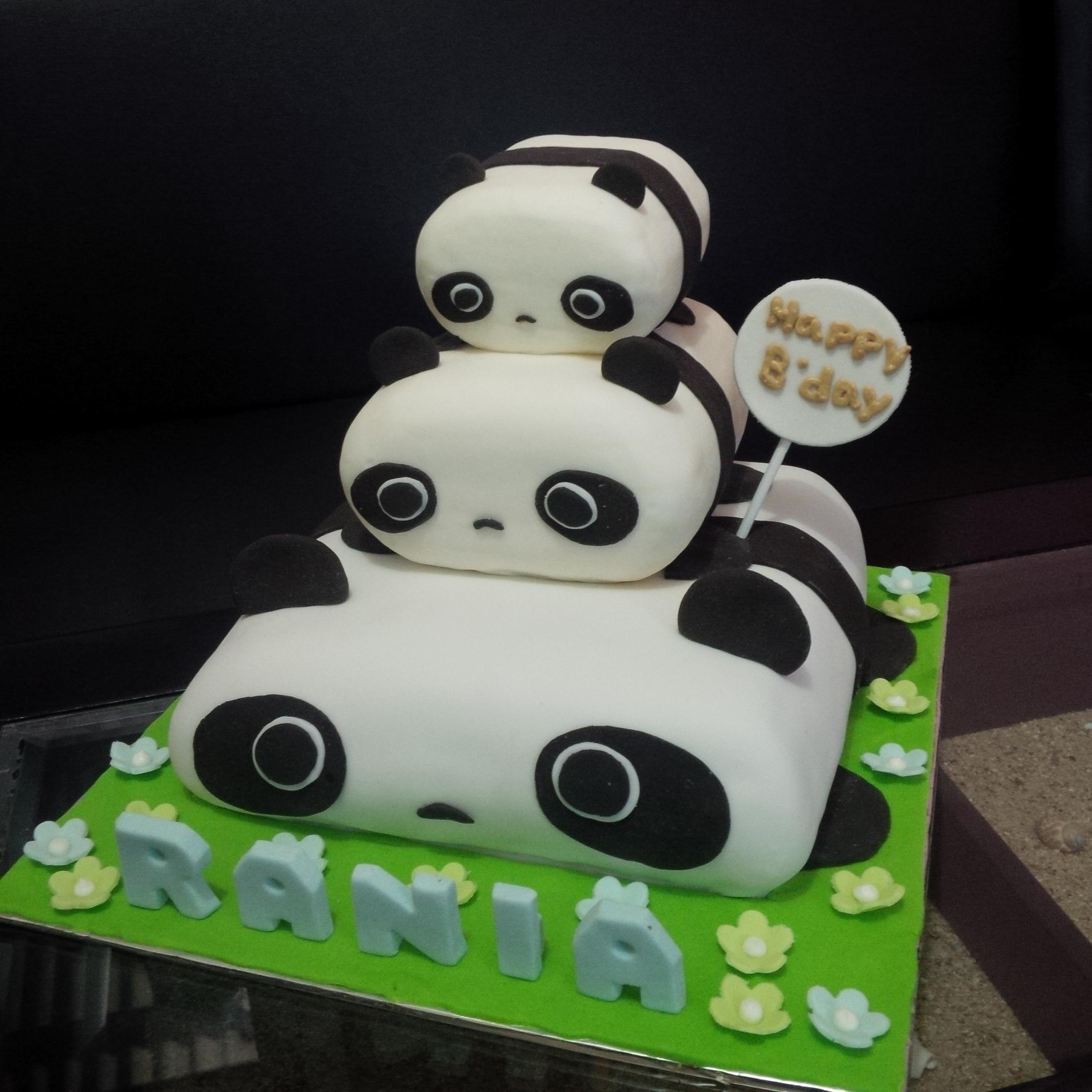Jual kue ultah panda Harga Murah Jakarta oleh Khena Cake
