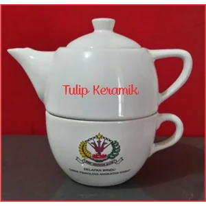 Teko Susun dua logo custom