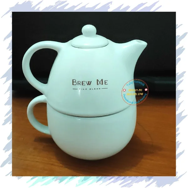 Teko Susun dua logo custom
