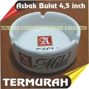 Asbak bulat tinggi 