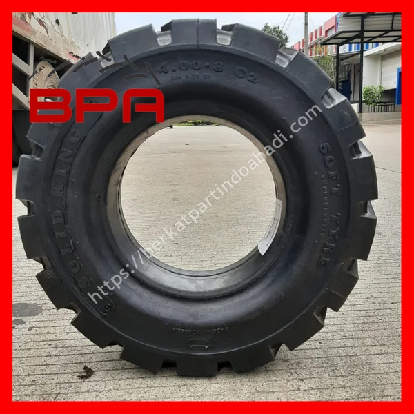 Ban Solid Forklift Solid King 4.00 - 8 - ( 400 - 8 )