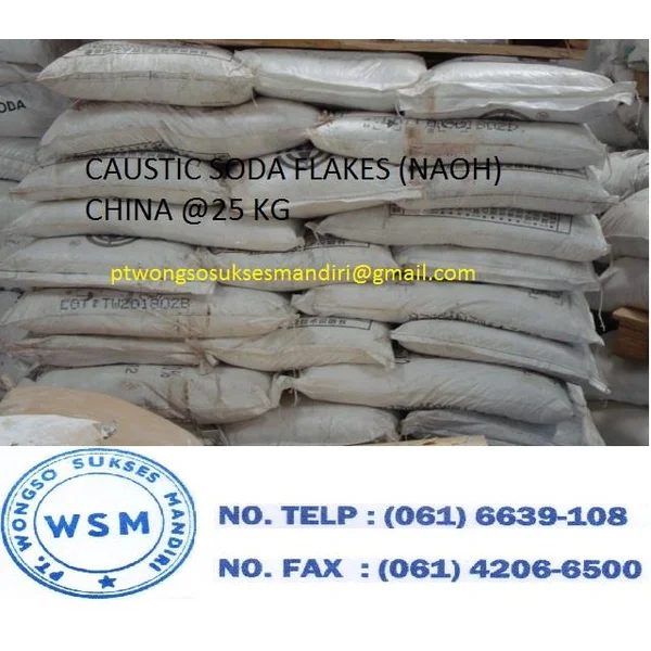 Caustic Soda Flake China ( NaOH ) 