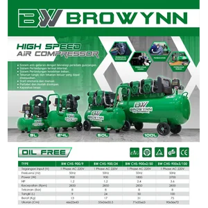 Air Compressor Pressure Switches Oil Free HS 3.6HP 100L BROWYNN BW CHS-900X3/100