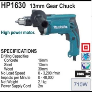 Makita HP1630 710 Watt Hand Drill Machine