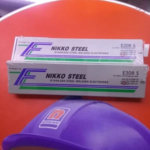 Kawat Las Nikko Steel E308S 1 koma 6mm x 250mm untuk stainless