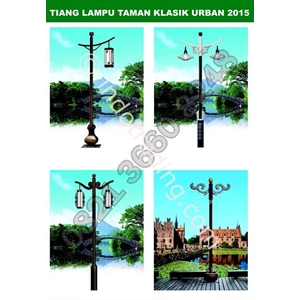 Tiang Lampu Taman Klasik Urban  Promo