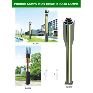 Tiang Lampu Taman Kreatif 19