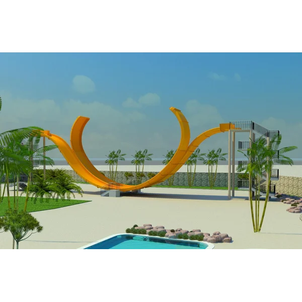 Seluncuran Water Park D-Wave Slide
