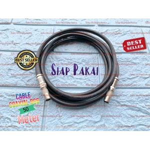 Cabel Coaxial Rg6/Kabel Tv/Antenna Belden Rg6 Berbagai Ukuran
