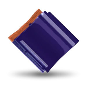 Kanmuri M-Class Glossy Series Purple Blue Color Tile