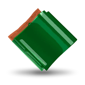 Kanmuri M-Class Glossy Series Green Color Tile