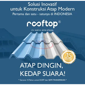 ATAP UPVC DUA LAYER MERK ROOFTOP
