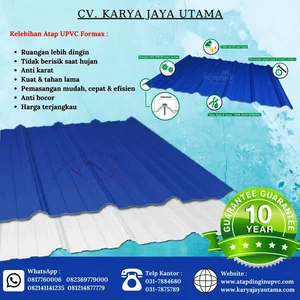 UPVC ROOFTOP FX ROOF RUST RESISTANT
