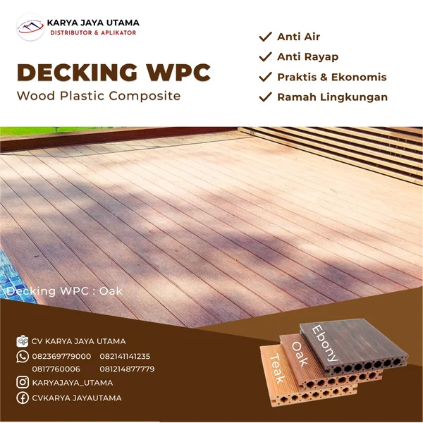 Lantai Outdoor / Decking WPC Duma 