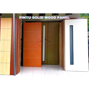 Pintu Panel SWP/Solid Wood Panel tipe Router Glass