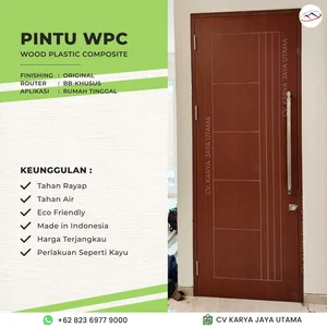 Pintu Duma WPC Original Tanpa Finishing