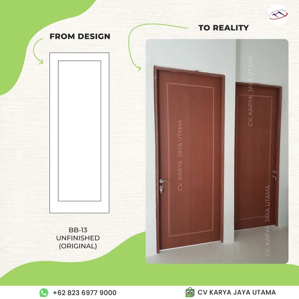 Pintu Duma WPC Original Tanpa Finishing