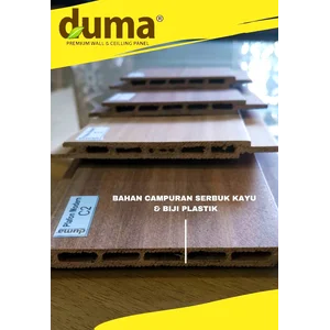 WOOD PLASTIC PLAFON WOOD PLASTIC COMPOSITE DUMA SERI MODERN