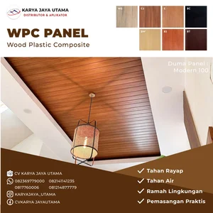 Plafon WPC Merk Duma Ukuran 3 Meter / Plafon Kayu