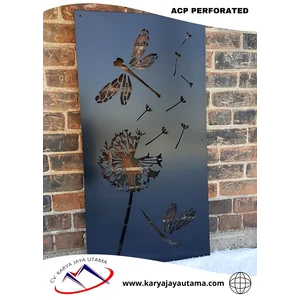 PERFORATED VARIOUS MATERIALS FOR PARTITION WALL OR WALL DECOR AND MUCH MORE
