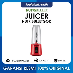 Juicer Nutribullet NUTRIBULLETGOR – Nutribullet GO Red 385ml + Kabel USB