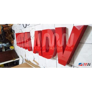 Huruf Timbul Akrilik Branding Mall Signage 3D