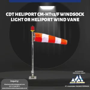 CDT Heliport CM-HT12/F Windsock Light or Heliport wind vane