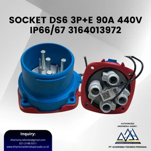 Socket DS6 3P+E 90A 440V IP66/67 3164013972