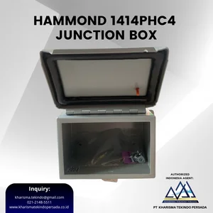 HAMMOND 1414PHC4 TYPE 12 MILD STEEL JUNCTION BOX