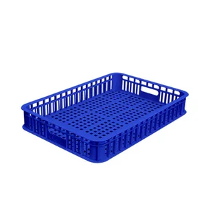 Box Kontainer Plastik Tumpuk Biru 20–25 Kg