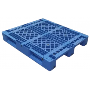 Pallet Plastik Flat Single Face 1210-16 Warna Biru