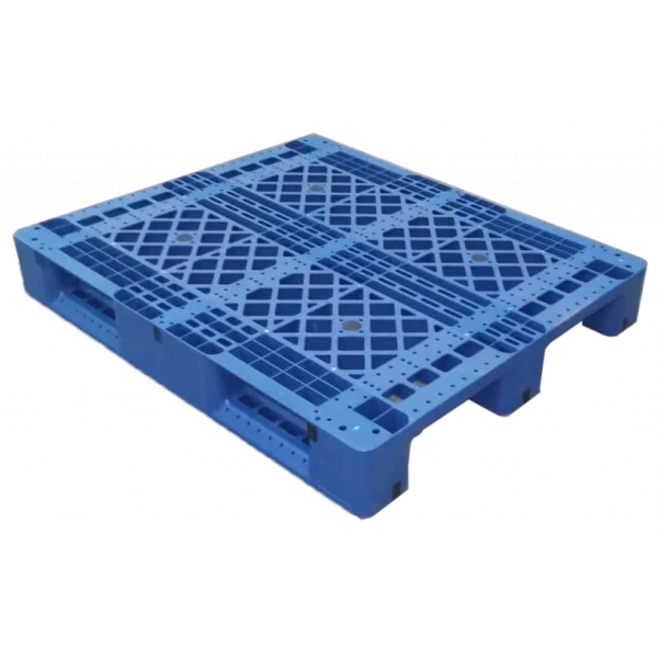 Pallet Plastik Flat Single Face 1210-16 Warna Biru