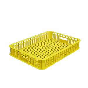 Plastic Pallet Container Stackable 20-25 Kg Yellow