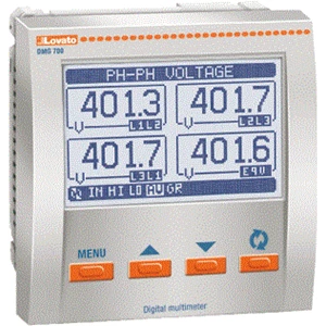 Lovato Electric Flush Mounting Digital Multimeters and power Analyzer ( DMG 700 )