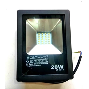 Lampu Sorot LED STARLUX 20W WW 3000k IP65 ST-5012B-WW