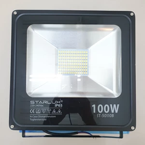 Lampu Sorot LED STARLUX 100W DL 3000k IP65 ST-50110B-WW
