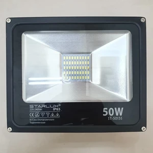 Lampu Sorot LED New STARLUX 50W WW 3000k IP65 ST-5015S-WW