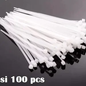 Kabel Ties STARLUX 4 Inc Hitam/putih ST-TIE4-25