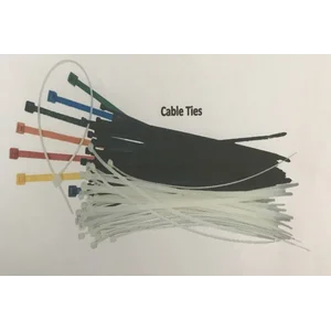 Kabel Ties  STARLUX 4 Inc Hitam/putih ST-TIE4-25
