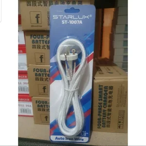 Kabel Lainnya Setrika STARLUX 2kaki 10A (Gepeng) 1.8m ST1007A