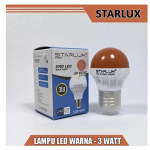 Lampu LED Starlux Bulb 3.0W 6500k Red ST8803R