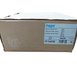 Hager BOX MCB Inbow 1 Row 4 Grup Plain Door VF104PM