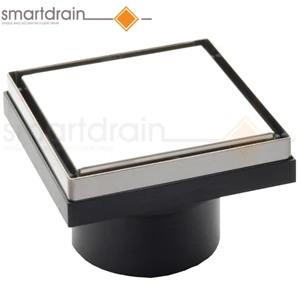 Square Drain Smart Drain Stainless Steel 15/80 Mm Outlet