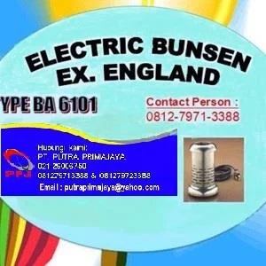 Electric Bunsen Ex. England - Alat Laboratorium Umum