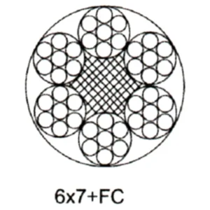 Kawat Seling 6X7+7Hc // Galvanized