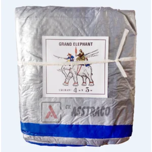 Terpal Plastik Grand Elephant Ukuran 4x5 Warna Biru