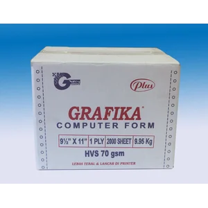 Kertas Komputer Grafika Kecil 1 Ply HVS