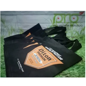 Tas Spunbond Custom Warna Hitam